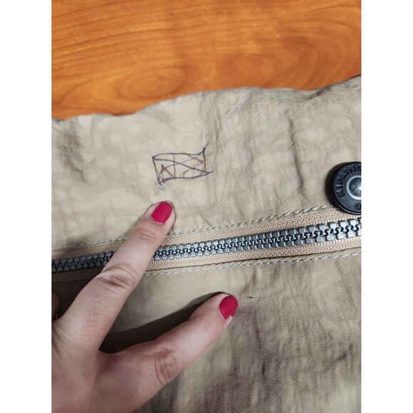 Kipling Large Tan Crossbody Messenger Bag - Picture 3 of 12